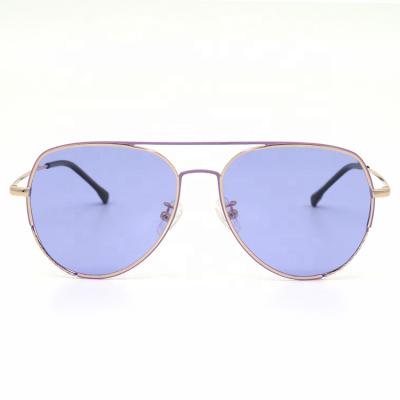 China Sporty Women Lentes De Sol Metal Sunglasses Of The Latest Sun GlassesTrendy Navigation Fashion Sunglasses Models for sale