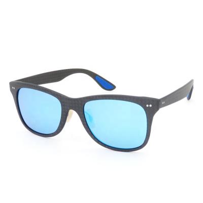 China Ready Frame Stretching Carbon Fiber Sunglasses Cat 3 Sunglasses Silica Gel Temple Tip Polarized Lenses for sale