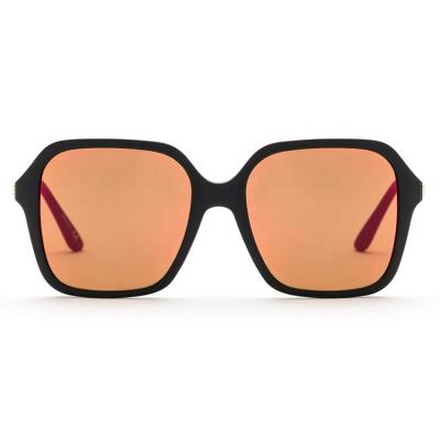 China Fashion Sunglasses Fashion Voge OEM Polarized Oversized TR90 Sun Glass Orange Sunglasses YT-HM8002 for sale