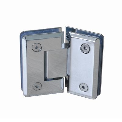 China Modern high quality frameless glass bathroom door accessories shower hinge for sale