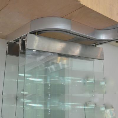 China Modern Glass Wall Frameless Folding Office Partition Glass Doors Manufacturer China Doors Price for sale