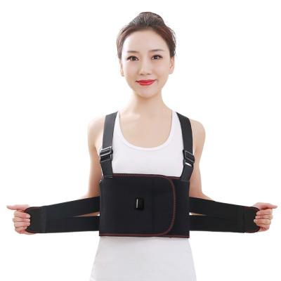 China Rechargeable Cordless Heating Belt Waist Abdomen Belly Massager Cramp Pain Relief Heating Massage Pad One Wireless Menstrual Waist Fits for sale