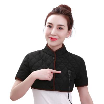 China Waist Quality Electric Heating Vest 12V USB Carbon Fiber Heated Clothing Elasticity Thin Lightweight Winter Heating Heated Vest KJ12 for sale