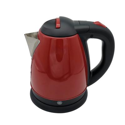 Cina 360 Degree Base OEM Household 1500Ml Manaul Lid Stainless Steel Electric Water Rotating Kettle in vendita