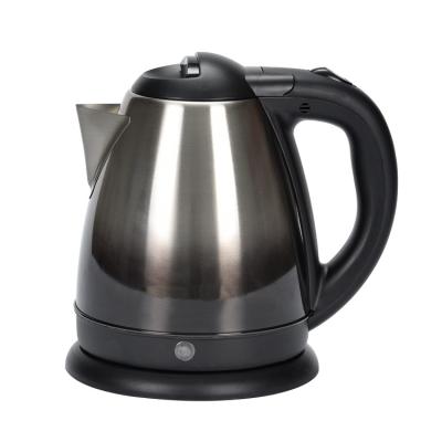 Cina 360 Degree Rotation Base Customized 1.5L 201# SS Electric Kettle Jug Home Heating Plate and Kettle Body Stainless Steel in vendita