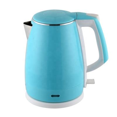 Cina 360 Degree Rotation Base Factory Supplying Household 1.8L Double Layer Stainless Steel Mini Electric Kettle Electric Kettles in vendita