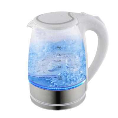 Chine 360 Degree Low Rotation Design 1.8L New Electric Kettle Glass Water Heater With Filter GS CE CB ROHS LFGB Certificated à vendre