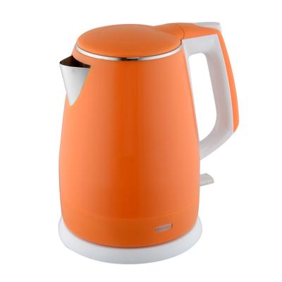 中国 1.8L Double Layer 360 Degree Rotation Base Electric Kettle For Water Boiling 販売のため