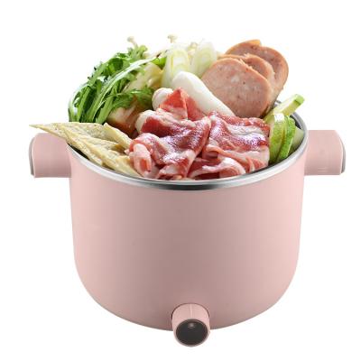 中国 Household OEM 1.2L Multifunctional Non-sticking Mini Electric Cooking Hot Pot Household Kitchen Cooker High Quality 販売のため