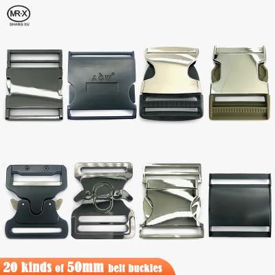 China Safety and Environmental Protection Metal Belt Buckle 50mm, Rectangular D-shaped Buckle, Laser Customized Belt Buckle for sale