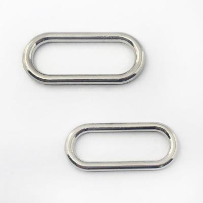 China Fit Oval Bag Parts Metal Shoe Buckle Ring Oval Eco - Friendly for sale