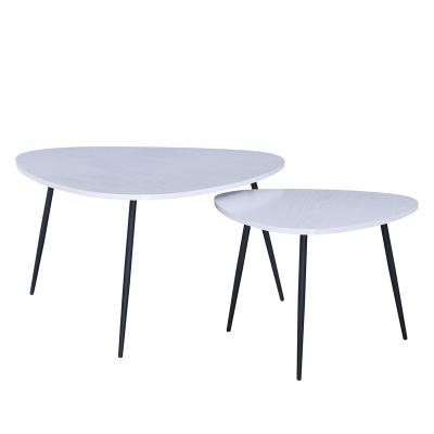 China Convertible High quality furniture modern coffee shop table high end coffee table with metal legs for sale