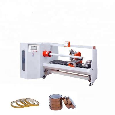 China machinery & Automatic Hardware Slicer Single Shaft Adhesive Tape And Double Sides Foam Tape Slitter for sale