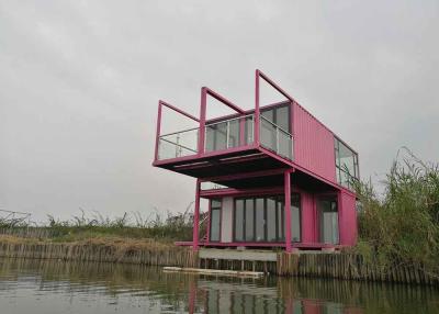 China El envase modular complejo del estilo de la casa de encargo única del envase se dirige la vivienda de la casa del lago en venta