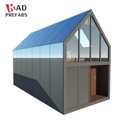 China Cabine die van het het Glas de Beweegbare Ontwerp van rad Japan Containerhuis voor Bureau vouwt Te koop