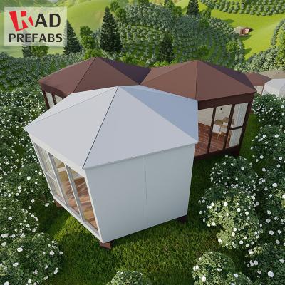 China Het Uiterst kleine Huis van Rad Luxury Honeycomb Solar Fiberglass voor Toevlucht, Restaurant Te koop