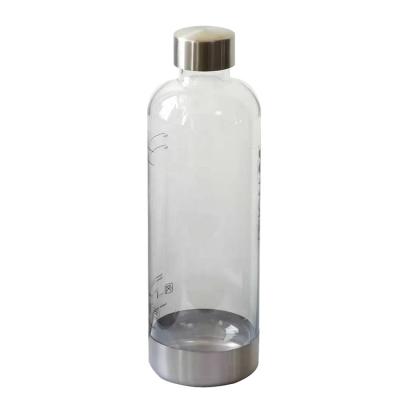 China Modern hot sale food grade soda bottle 1000ml material plastic portable soda stream bottle for soda maker for sale