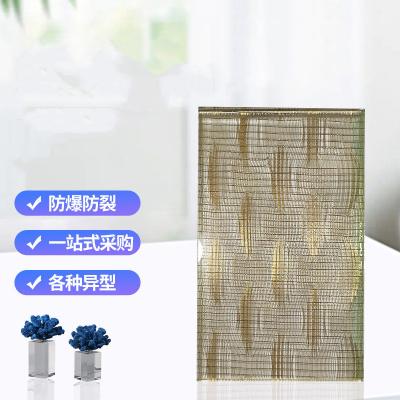 China 8 Millimeter des feinen Gewebe-Mesh Laminated Glass Interior Decoration zu verkaufen