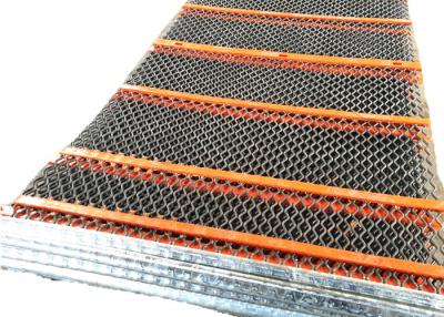 China 65 Mn Anti Blocking Self Cleaning Screen Mesh , Polyurethane Gravel Screen Mesh for sale