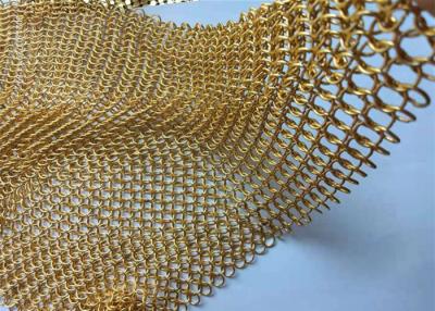 Cina La catena ha intrecciato l'acciaio inossidabile Ring Mesh For Indoor Decoration di 1.2mm in vendita