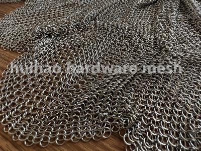 Cina Decorazione Drivider di Ring Metal Mesh Drapery For della posta a catena di 304 ss in vendita