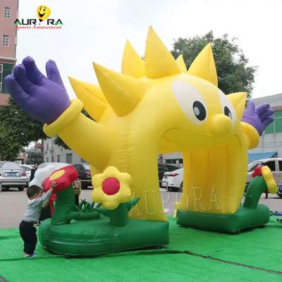 China Comercial promocional personalizado inflables publicidad girasol arco inflable en venta