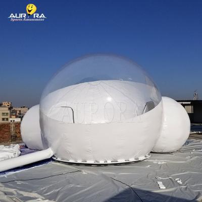 Cina Casa a bolle in PVC gonfiabile trasparente con tunnel di 2 metri Evento Festa di nozze in vendita