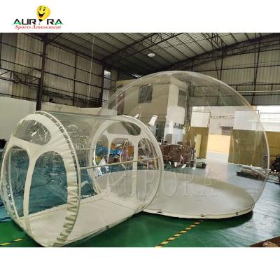 Cina Plastica PVC Casa gonfiabile a bolla Campeggio all'aperto Tenda a cupola a bolla trasparente in vendita