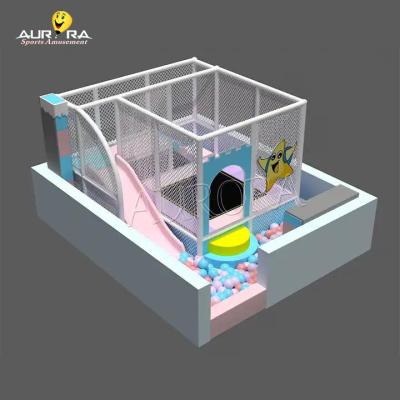 China Personalisierte Teenager Indoor Soft Playground Ausrüstung Park und Kinder Rutsch-Set zu verkaufen