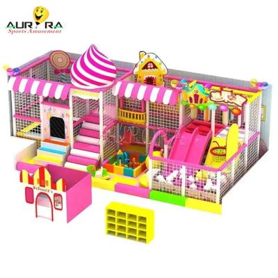 China Newest sales customized plastic colorful children indoor playground soft play Te koop