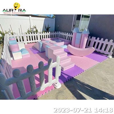 China Soft Play Sets Großhandel Preis Billig Soft Toy Blau Weiß Soft Play Ausrüstung zu verkaufen