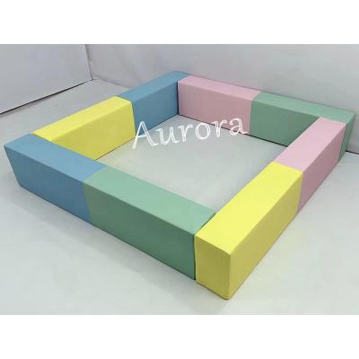 Cina Soft Play Tunnel For Kids Soft Play Blocks Soft Play Equipment Yellow Green in vendita