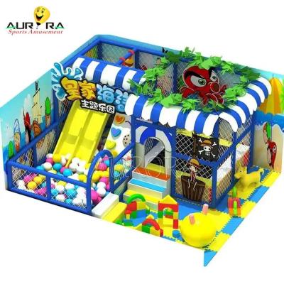 China Indoor Theme Park Blue Children's Amusement Park Equipment with 1 and Steel Materia zu verkaufen