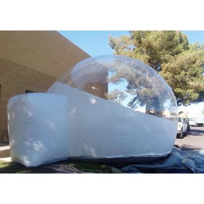 China Opblaasbare bubbel tent met tunnel buitentent opblaasbare bubbel tent Te koop