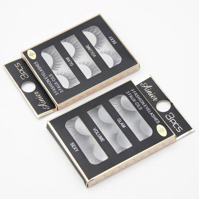 China Long Natural Sellers Sell 3DFull Band 3DFull Band Mink Fake Eye Lashes Private Label Wholesale Natural False Mink False Eyelashes for sale