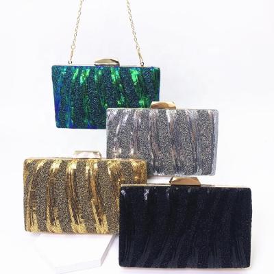 China Fashion News Party Purse Clutch Bag Sequin Evening Clutch Bag Wedding Party Purse Women's Instant Clutch Bag for sale