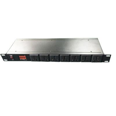 China 250V 10A 2500W 15ways Industrial Universal Rack Mount PDU For Data Center for sale