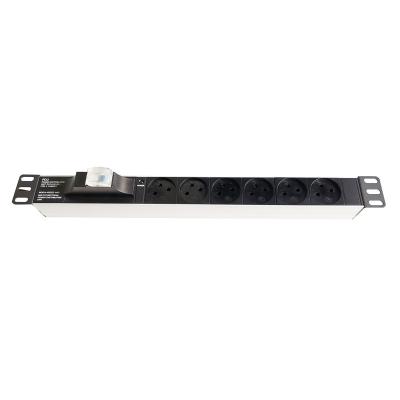 China 1U 19 Inch Power Distribution Unit PDU Israel For Data Center Room Cabinet OIT-IL-6-CB-LT-16A for sale