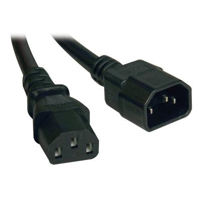 China Industrial Equipment Computer C13 to C14 Power Cable 100-250V 1.5mm2 6 ft(m) 1.83 10A-15A IEC c13 to c14 Power Cable for Power Supply. for sale