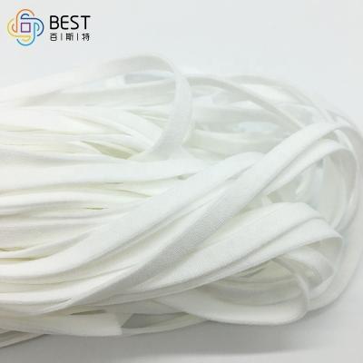 China White PP 3.5mm Spandex Elastic Earloop For Mask Material for sale