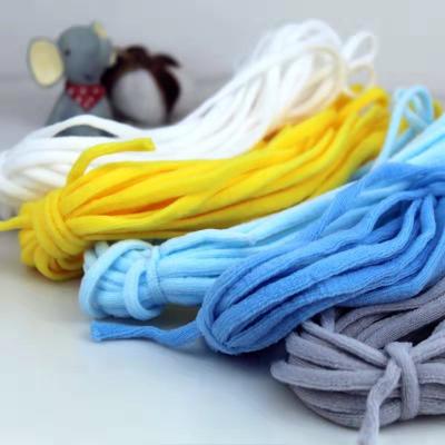 China Manufacturer Fast Delivery Soft Elastic PP Earloop 5mm/6mm For Facemask for sale