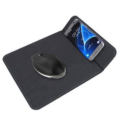 China High End Foldable Tablet Radio Charging iPhone/Qi Wireless Charger Mouse Pad Universal Samsung/Xiaomi Phone Chargers for sale