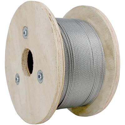 China Industry Hot Dipped Galvanized Steel Wire Rope Bright Steel Wire Zinc Coated Steel Wire for sale