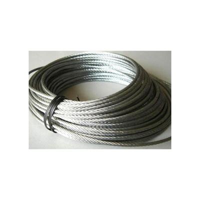 China Industry Hot Dipped Galvanized Bright Steel Wire Rope Hot Dip Galvanized Steel Wire Rope for sale