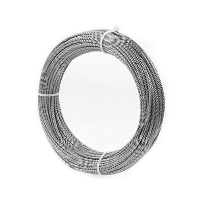 China Hot Dipped Galvanized Industry Wire Rope Steel Wire Steel Wire Bright Zinc Coated for sale