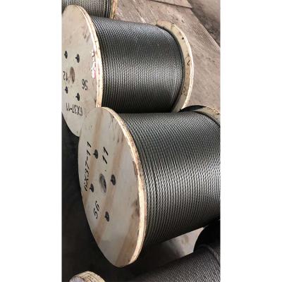 China Industry Ungalvanized Steel Wire Rope High Tensile Elevator Steel Wire Rope for sale