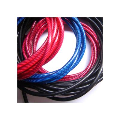 China Industry Wholesale PVC Coated Galvanized Steel Wire Rope Stainless Steel Wire Rope In Building Kinds for sale