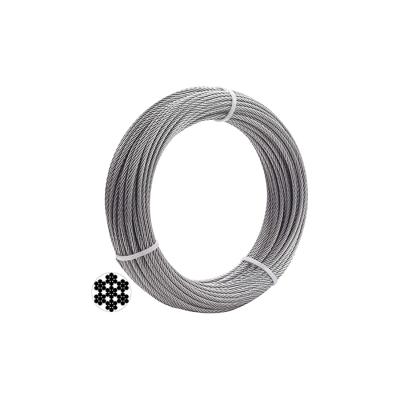 China High Tensile Galvanized Industry Carbon Steel Wire Rope Electric Galvanized Steel Wire Rope For Lifting for sale