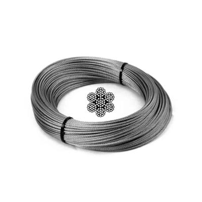 China Industry Galvanized Steel Wire Rope 6mm Stainless Steel 304 Wire Rope for sale