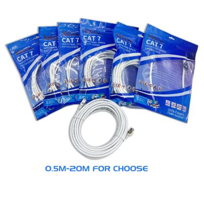 Chine KICO Round CAT7 Sstp Patch Cord Cable CAT 7 Shielded Network Cables Lan Cable Network Cable à vendre